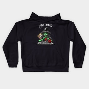 Witch Crafts and Baby Owl Crochet Kids Hoodie